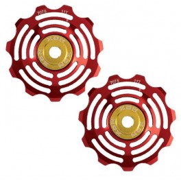 Rotelle Cambio XON Alluminio CNC 11D. Rosse Rotelle Cambio XON Alluminio CNC 11D. Rosse