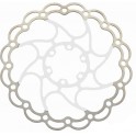 Disco freno Alligator Aries Bianco 160 6F.