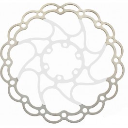 Disco freno Alligator Aries Bianco 160 6F. Disco freno Alligator Aries Bianco 160 6F.