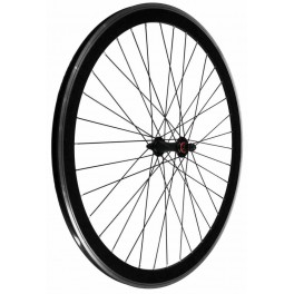Coppia Ruote Fixed 40 Nero Opaco Cuscinetti