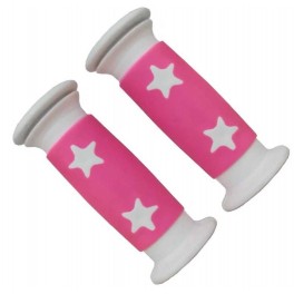 Manopole Bimba Bianco Rosa Manopole Bimba Bianco Rosa