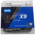 Catena KMC X9 114 Maglie Grey 9V.