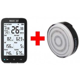 Kit Fanale Raz Pro + Ciclocomputer GPS Max 30 Shanren