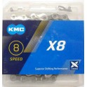 Catena KMC X8 114 Maglie Grey 8V.