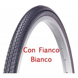 Copertura Kenda 26x3/8 Bianco Nera Copertura Kenda 26x3/8 Bianco Nera