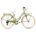 Bicicletta Donna Ciclovia Style 7V. Verde