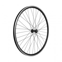 Ruota Anteriore 28" Alluminio C/Bloccaggio Nera