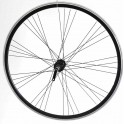 Ruota Posteriore Mtb 26" Nera V-Brake 6/7 Velocità a Filetto
