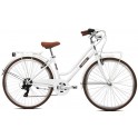 Bicicletta Donna Ciclovia Style 7V. Bianco