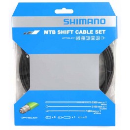 Kit Guaine e Fili Cambio Shimano Optislik Mtb Nero