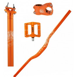 Kit Sterzo Wag Arancio + Pedali Switch