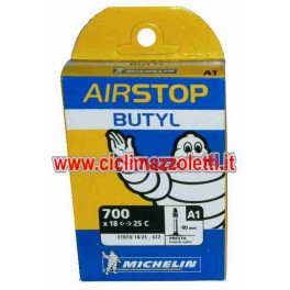 Camera d'aria 700 A1 Michelin Airstop Presta 40 Camera d'aria 700 A1 Michelin Airstop Presta 40
