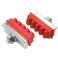 Coppia Pattini sport rossi