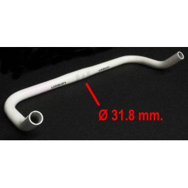 Manubrio Corna Alluminio Oversize Bianco Manubrio Corna Alluminio Oversize Bianco