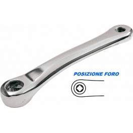 Pedivella Sinistra Alluminio Lucidato 170 Pedivella Sinistra Alluminio Lucidato 170