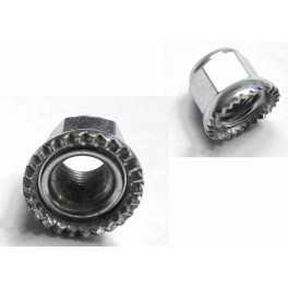 Dadi Ruota Semi Ciechi Zincati (2 pz.) Dadi Ruota Semi Ciechi Zincati (2 pz.)