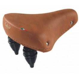 Sella Viaggio Marrone Doppie Molle Nere Sella Viaggio Marrone Doppie Molle Nere