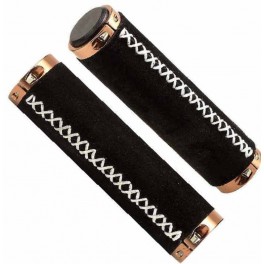 Manopole Vintage Nere Con Collarini Manopole Vintage Nere Con Collarini