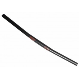 Manubrio Flat Alluminio Nero Ø 25.4