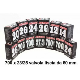 Camera d'aria Kenda 700*23/25 V.60 Presta Camera d'aria Kenda 700*23/25 V.60 Presta