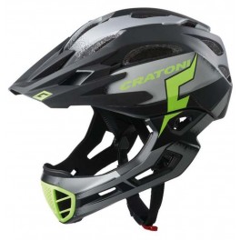 Casco Cratoni C-Maniac Pro Nero Lime Opaco