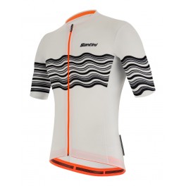 Maglia Santini Tono Profilo Bianco