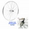Ruota Posteriore 28" Alluminio 5/6/7 Velocità Cuscinetti C/Bloccaggio