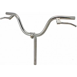 Manubrio Tipo Graziella Acciaio 21.1 mm. Manubrio Tipo Graziella Acciaio 21.1 mm.